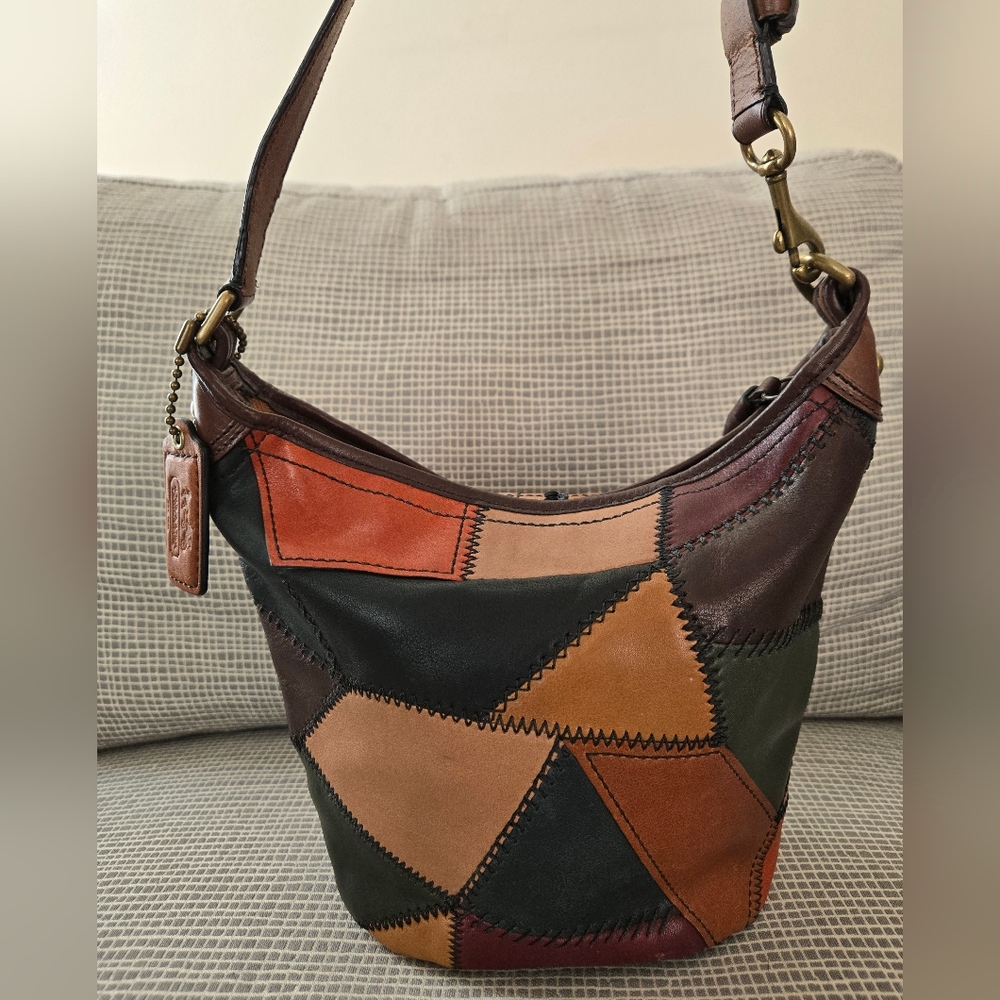 Coach Patchwork Bleecker Limited Legacy Mini Duff… - image 3